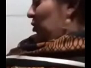 Chubby boobs Pakistani housewife sucking gumshoe of their way Devar